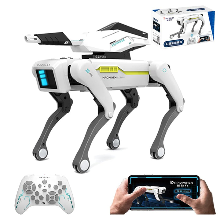 X-Verse RC Roboter Hund für Kinder Ferngesteuerter Spielzeug, Programmierbarer Tanz Musik Roboterhun