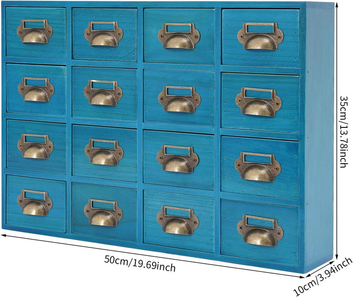 Apothekerschrank 16 Schubladen, Vintage Apothekerschrank Mit Schubladen,Apotheker Schrank Mit Schubl