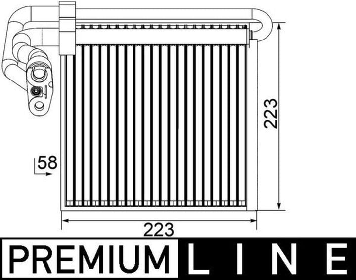 MAHLE AE 97 000P Verdampfer BEHR PREMIUM LINE