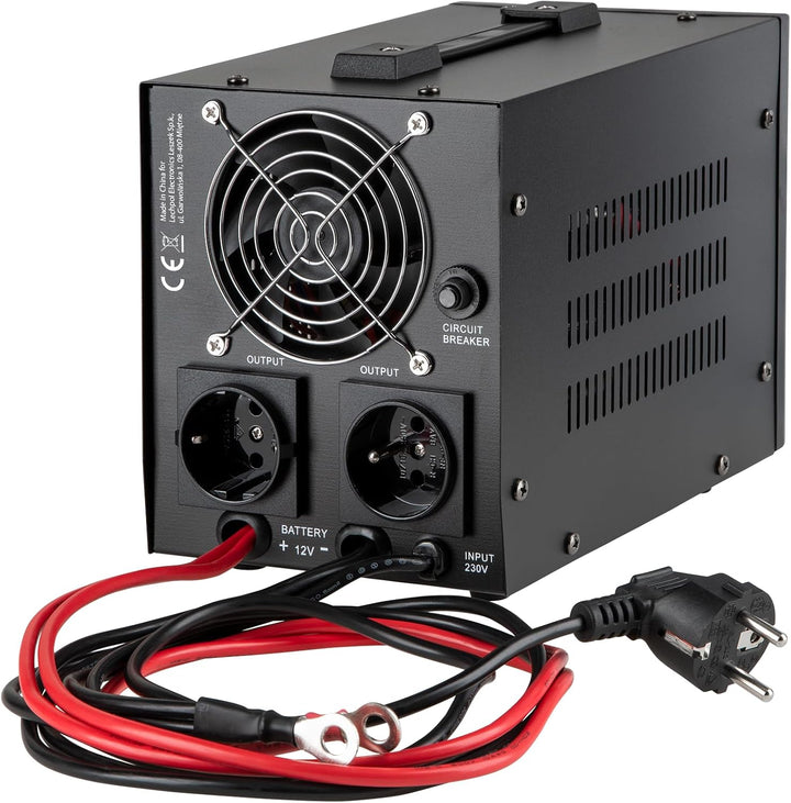 Notstromversorgung KEMOT PROsinus-800URZ3405B Wechselrichter Reiner Sinus Ladefunktion 12V 230V 800V