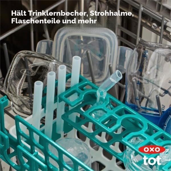 OXO Tot Geschirrspülkorb, Blaugrün Teal, Teal