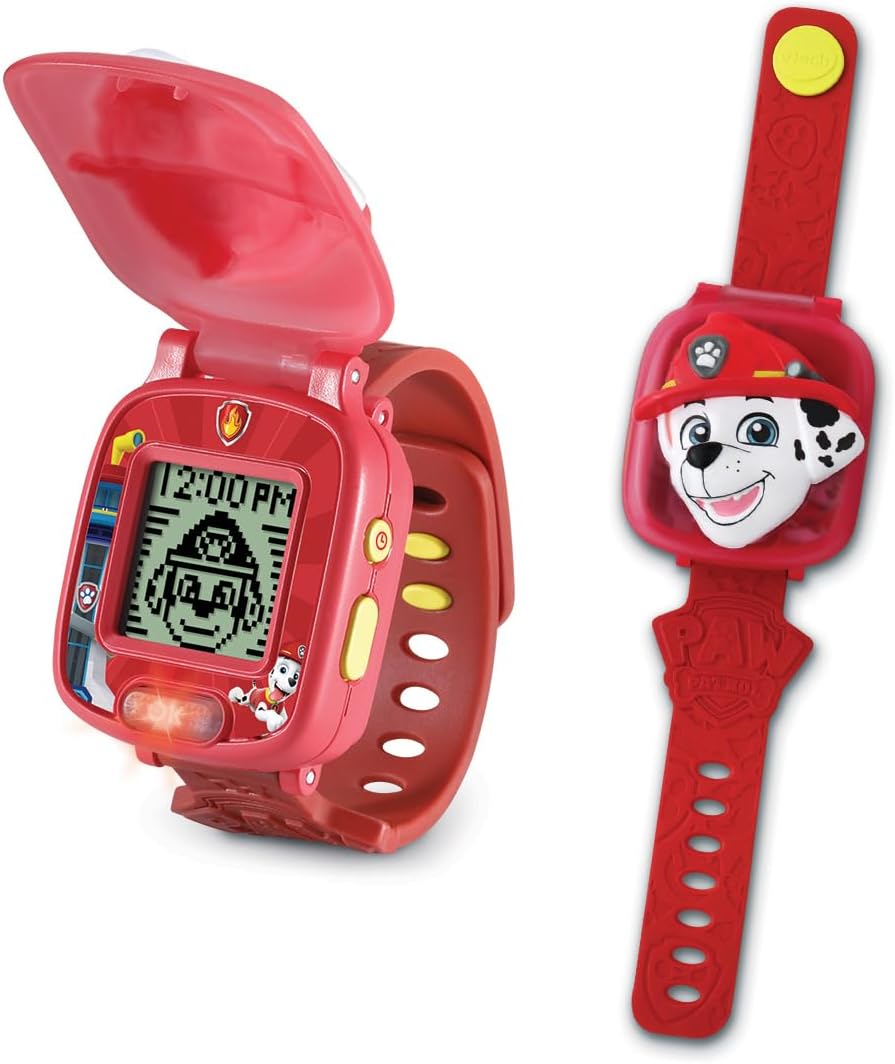 VTech 80-551667 Pädagogische Uhr von Marshall-Paw Patrol, rot, único