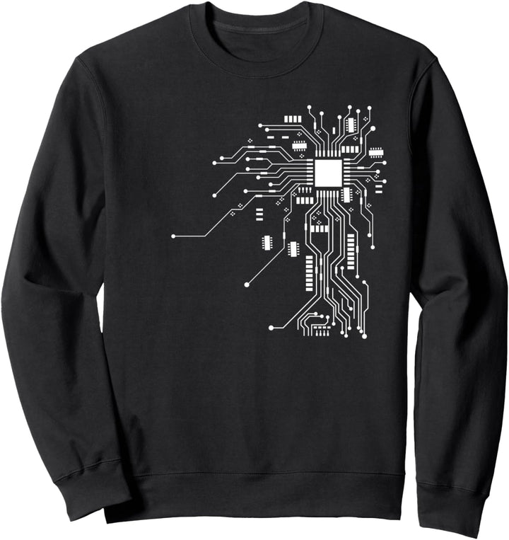 Informatiker Programmierer CPU Technik Nerd Computerchip Sweatshirt