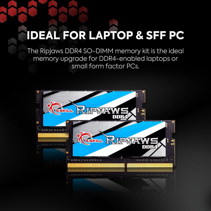 G.SKILL 16GB Ripjaws 3200MHz DDR4 SO-DIMM CL22 Laptop Speichermodul 1.20V