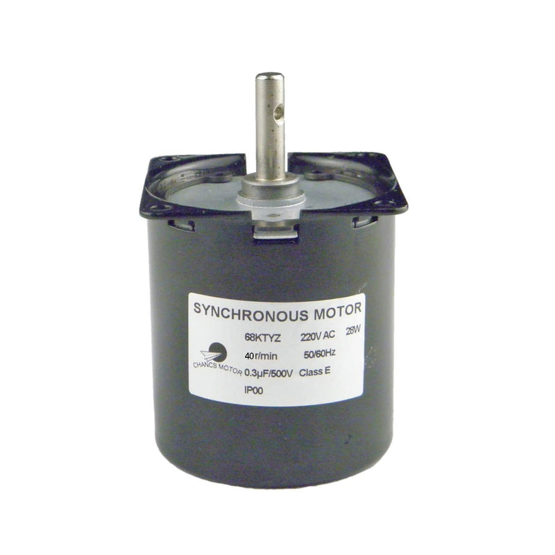 CHANCS 68KTYZ 220V AC 40r/min drehzahlreduzierender Getriebemotor Drehmoment 8,5Kgf.cm Mini-Getriebe