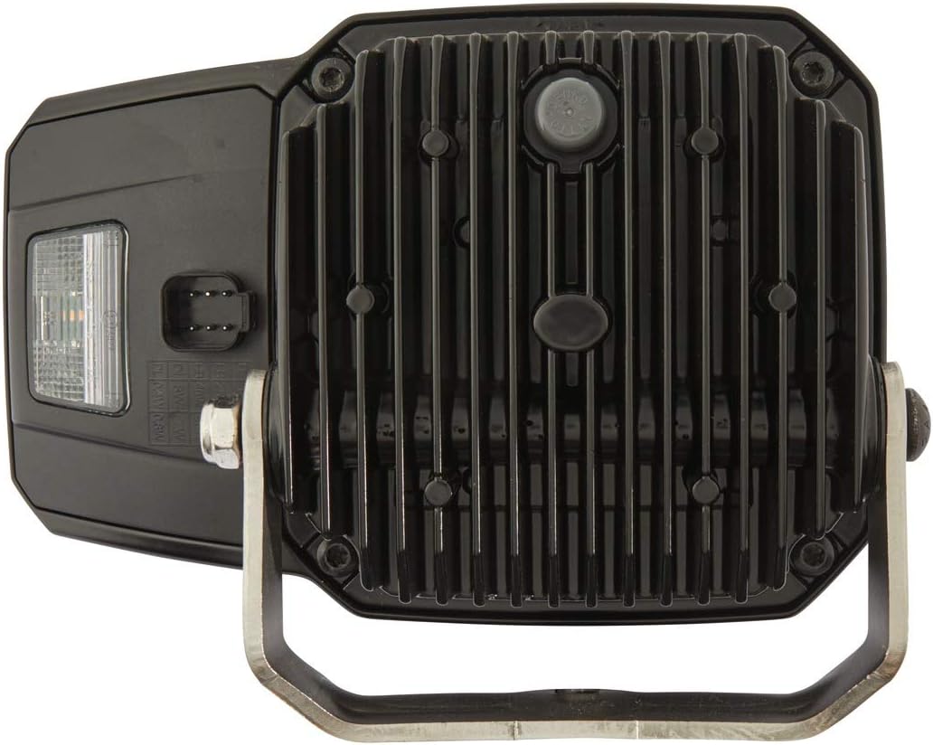 HELLA - LED-Hauptscheinwerfer - C140 - 24/12V - Anbau - Lichtscheibenfarbe: transparent - Stecker: D