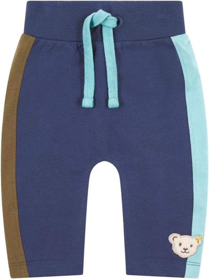 Steiff Baby-Jungen Jogginghose Hose lang 80 Crown Blue, 80 Crown Blue