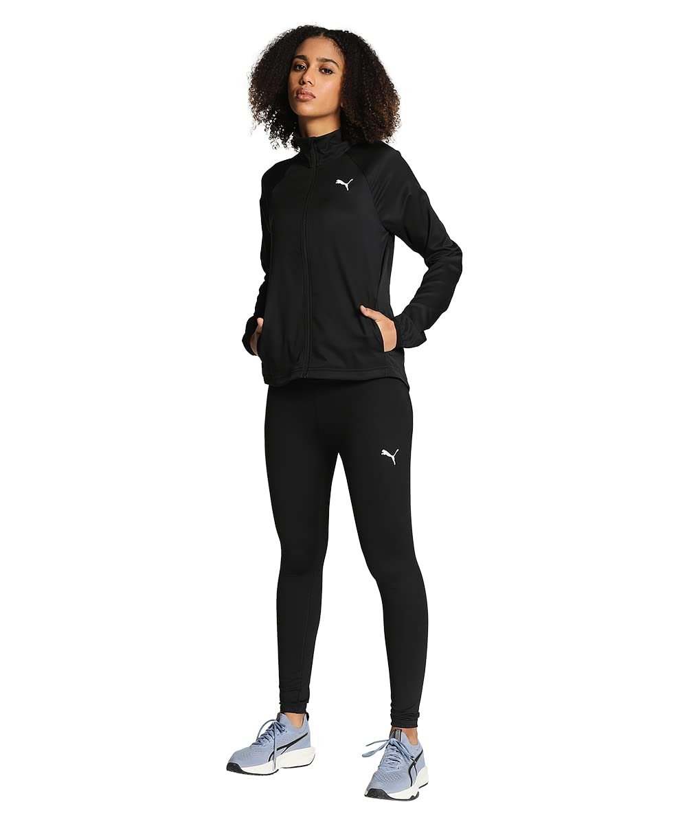 PUMA Damen Active Woven Suit Trainingsanzug (1er Pack) S Puma Schwarz, S Puma Schwarz