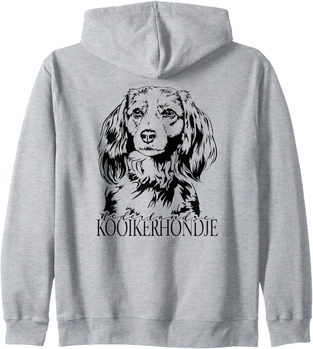 Nederlandse Kooikerhondje Hund Hunde Kooiker Hundeportrait Kapuzenjacke