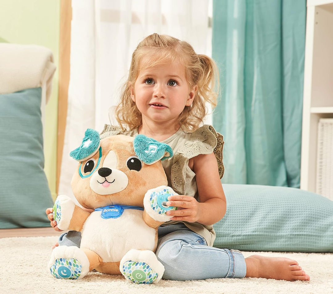 VTech Baby Magische-Pfoten-Hündchen – Personalisierbares, sprechendes Plüschtier mit magischen Musik