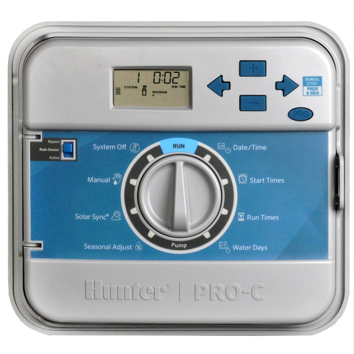 Hunter Pro-C PC-400 4 Zonen Basecontroller, Outdoor-Modell mit internen Trafo und abschliessbarem Sc