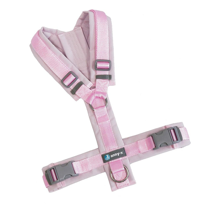 Anny-X Brustgeschirr Fun Zuckerwatte | Hundegeschirr Grösse S-Lang (Brustumfang 52-64 cm)