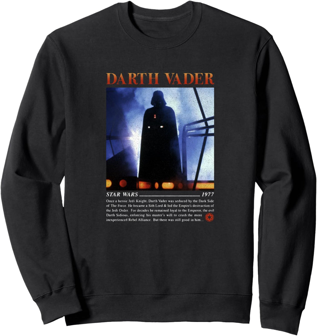 Star Wars Darth Vadar Movie Poster Star Wars 1977 Sweatshirt