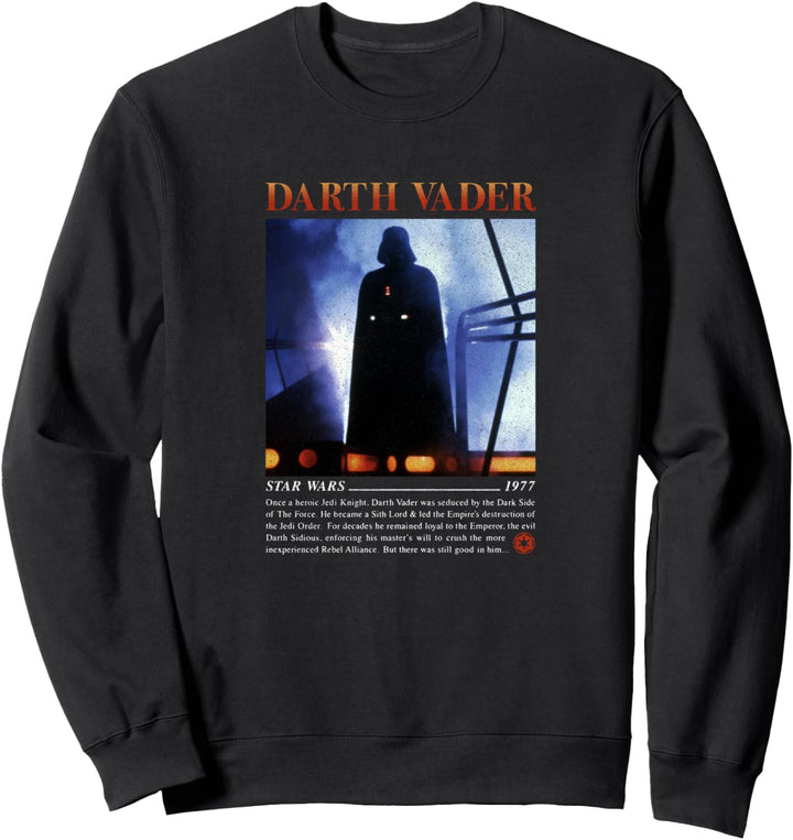 Star Wars Darth Vadar Movie Poster Star Wars 1977 Sweatshirt