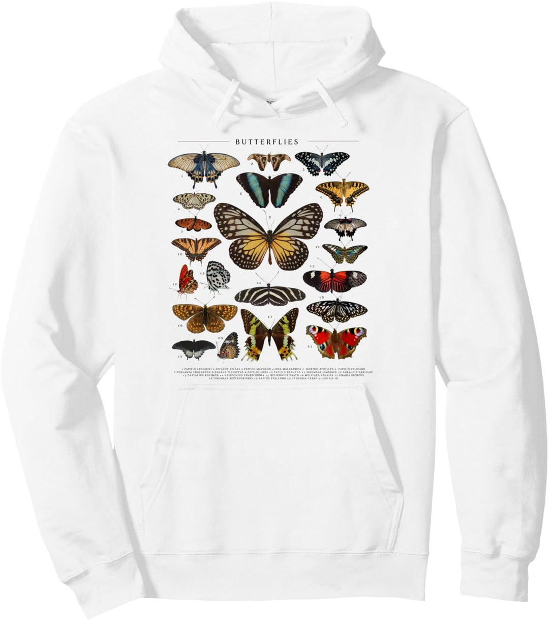 Set aus Schmetterling Entomologe Wissenschaft, Geist Tier Pullover Hoodie