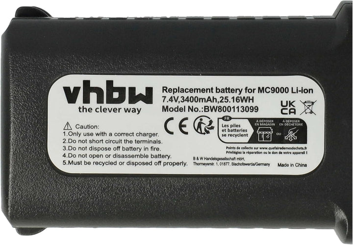 vhbw Akku kompatibel mit Symbol MC9000, MC9000-G, MC9000-K, MC9000-S, MC9010, MC9050 Handheld Comput