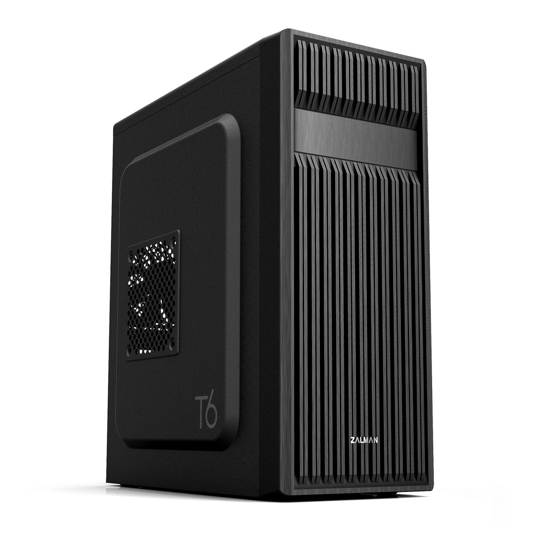 Zalman T6 Midi-Tower ATX Computer Tower, Gut Gelüftet bei Gutem Airflow, PC Full Tower mit Vorinstal