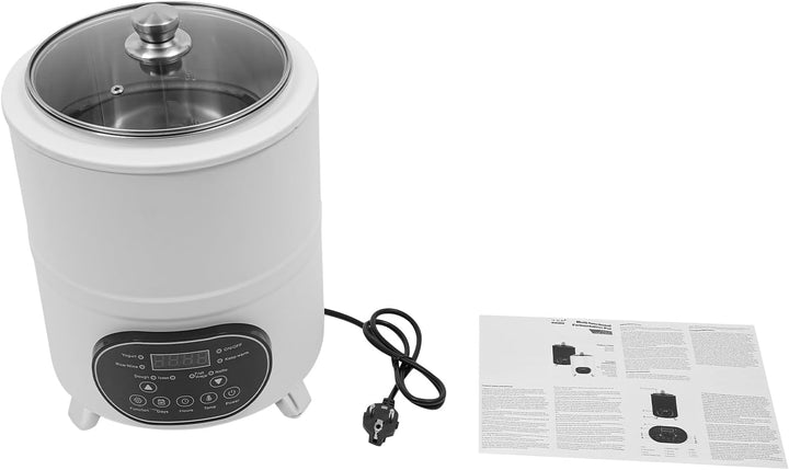 Joghurtbereiter 8L Edelstahl 304, Fermentierer mit Einstellbarer Temperatur 25-80°C, Timer 0-24h, 40
