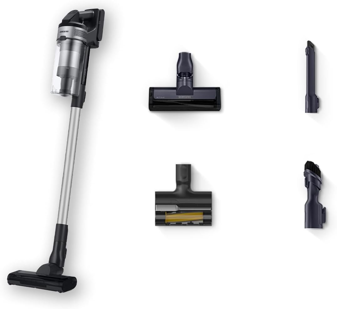 Samsung Staubsauger VS15A60AGR5/WA Jet 65 Pet, Leistung 150 W, kabelloser Staubsauger, bis zu 40 Min