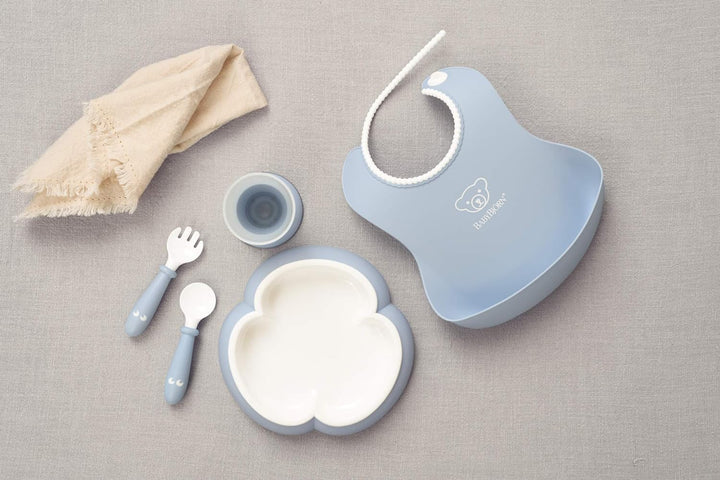 BabyBjörn Küchenset für Kinder, 5 Teile, Blassblau, Blassblau