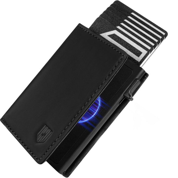 DODENSHA MagSnap Portmonee Herren I Slim Wallet mit Münzfach I Kreditkartenetui Geldbeutel für 10+ K