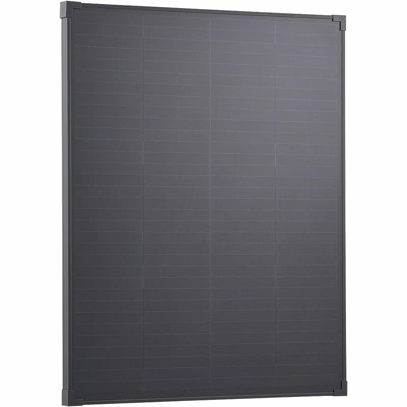 Genio Monokristallines Solarmodul mit Schingle-Technologie, PV-Modul, schwarz, für Wohnwagen, Boote,