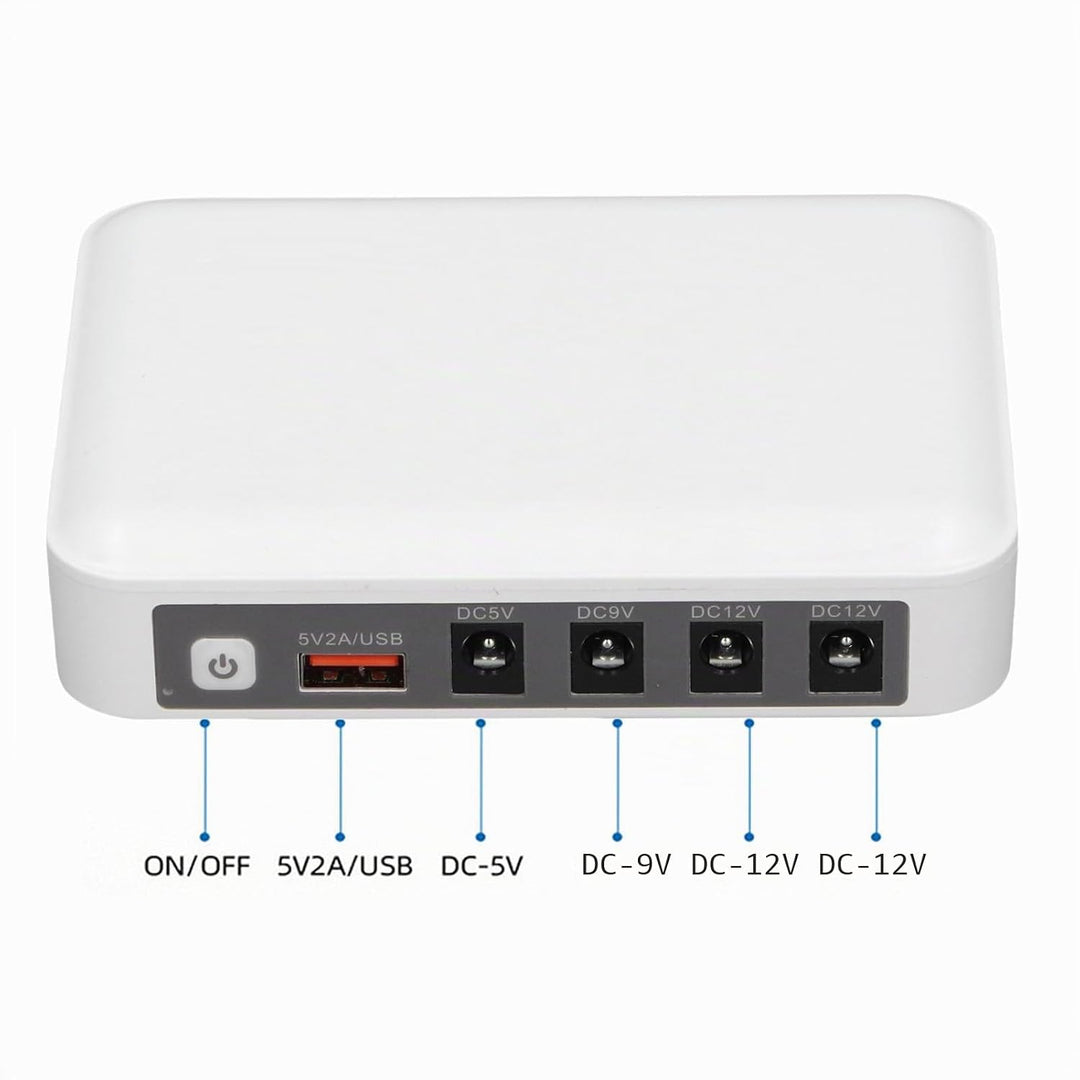 Mini -Ups, Router Unterbrechungsfreier Stromversorgung Kompaktes Notfallleistung für Router, Modem,