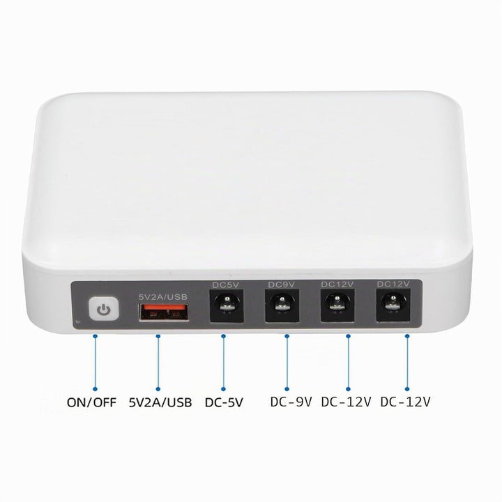 Mini -Ups, Router Unterbrechungsfreier Stromversorgung Kompaktes Notfallleistung für Router, Modem,