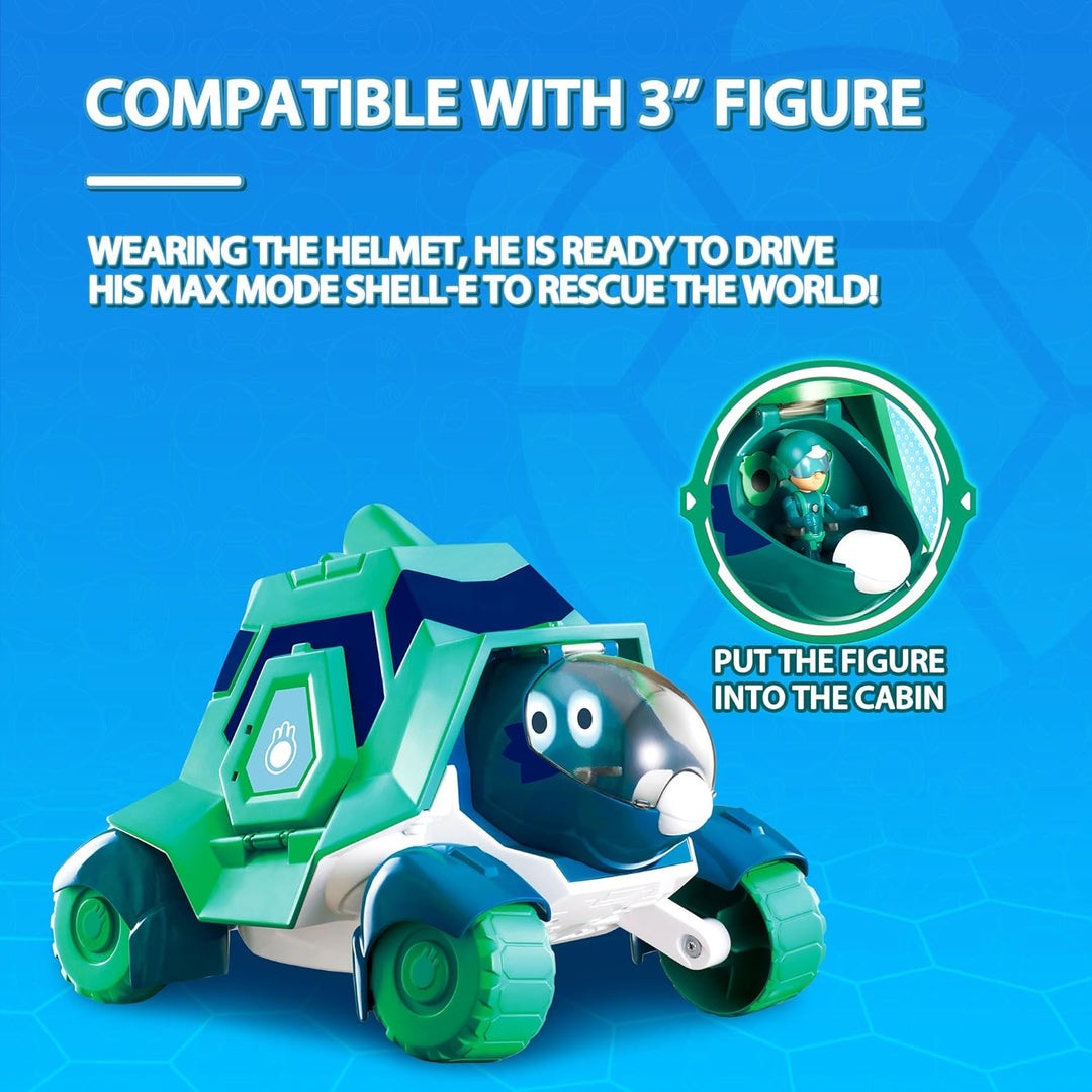 PETRONIX DEFENDERS 2-in-1 Transformer Max Mode Transforming Shell-E Play Figur, Transformer Spielzeu