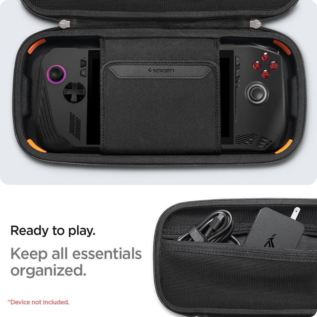 Spigen Rugged Armor Pro Hülle Tasche Kompatibel mit ASUS Rog Ally RC71L (2023), Rog Ally X (2024), M