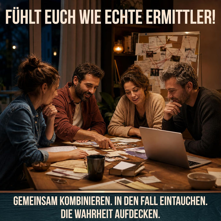 SUSPECTO Krimispiel 2.0 für Erwachsene - Entgleiste Wahrheiten | Interaktive Fallakte, 4-6 Std. | Ta