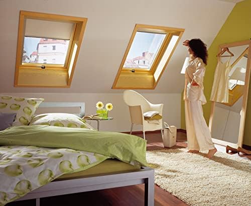 Roto Dachfenster aus Holz mit Eindeckrahmen (74x140), 74x140