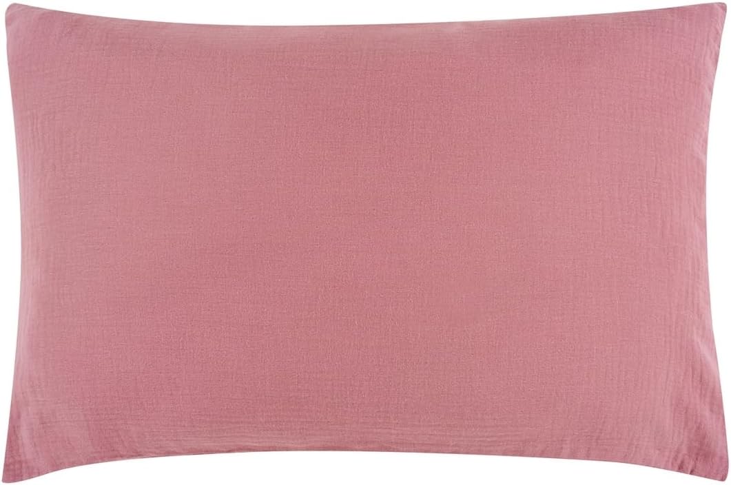 Alvi Bettwäsche Mull für Kinderbett mit Knopf Fox Glove Berry 100x135 cm | 401291012