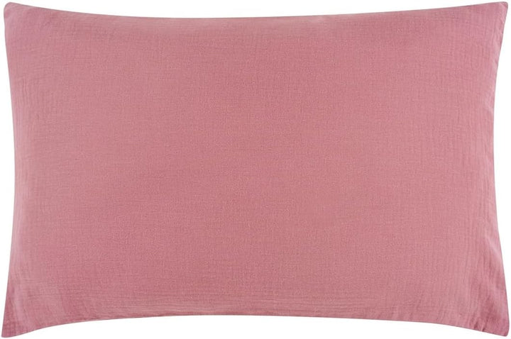 Alvi Bettwäsche Mull für Kinderbett mit Knopf Fox Glove Berry 100x135 cm | 401291012
