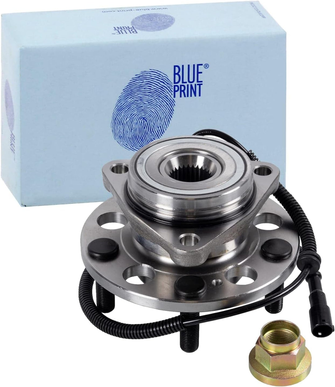 Blue Print ADG08272 Radlagersatz mit Radnabe und ABS-Sensor , 1 Stück
