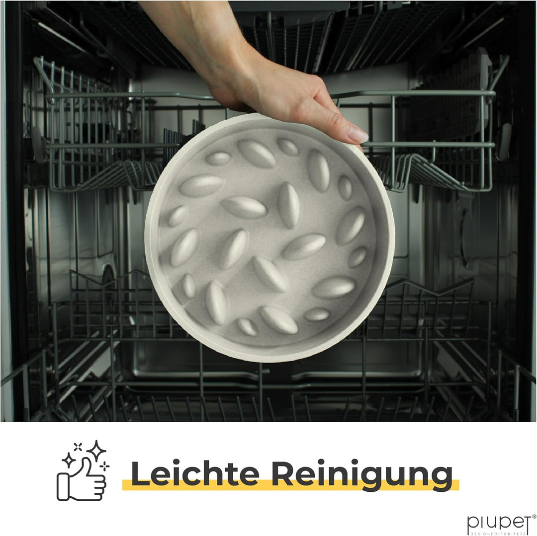 PiuPet® Antischlingnapf Hunde I 1,4L I Spülmaschinenfest | Schlingnapf Hunde gross I Antischlingnapf