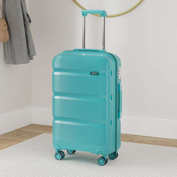 KONO Gepäck-Sets… Türkis Grün XL (76cm Gross Koffer), Türkis Grün XL (76cm Gross Koffer)