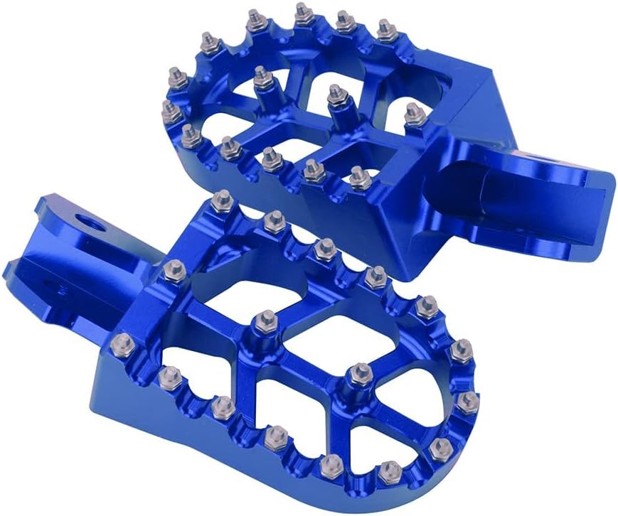 JFG RACING Dirt Bike Fussrasten,Motorrad Fussrasten Breite Fussrasten CNC Aluminiumlegierung für Sur