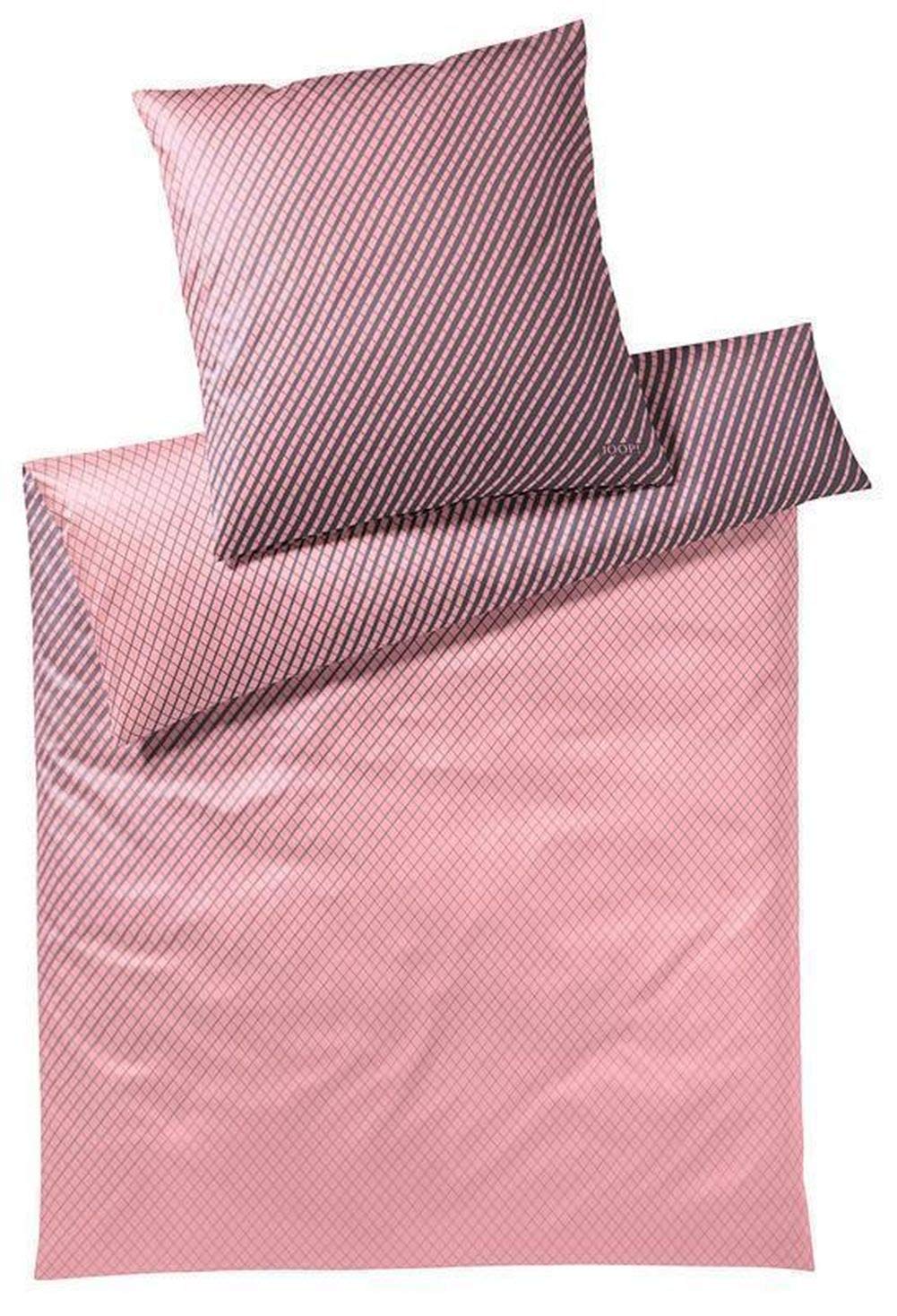 Joop! Bettwäsche Diamond Blush 1 Bettbezug 200 x 200 cm + 2 Kissenbezüge 80 x 80 cm, 1 Bettbezug 200