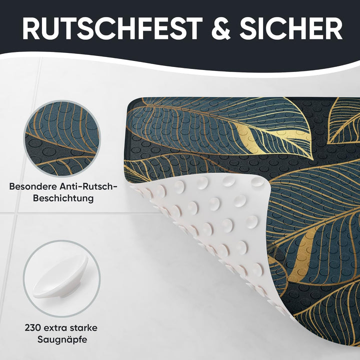 Sanilo Badematte 53 x 53 cm, rutschfeste Duschmatte für Dusche und Badewanne, Antirutschmatte maschi