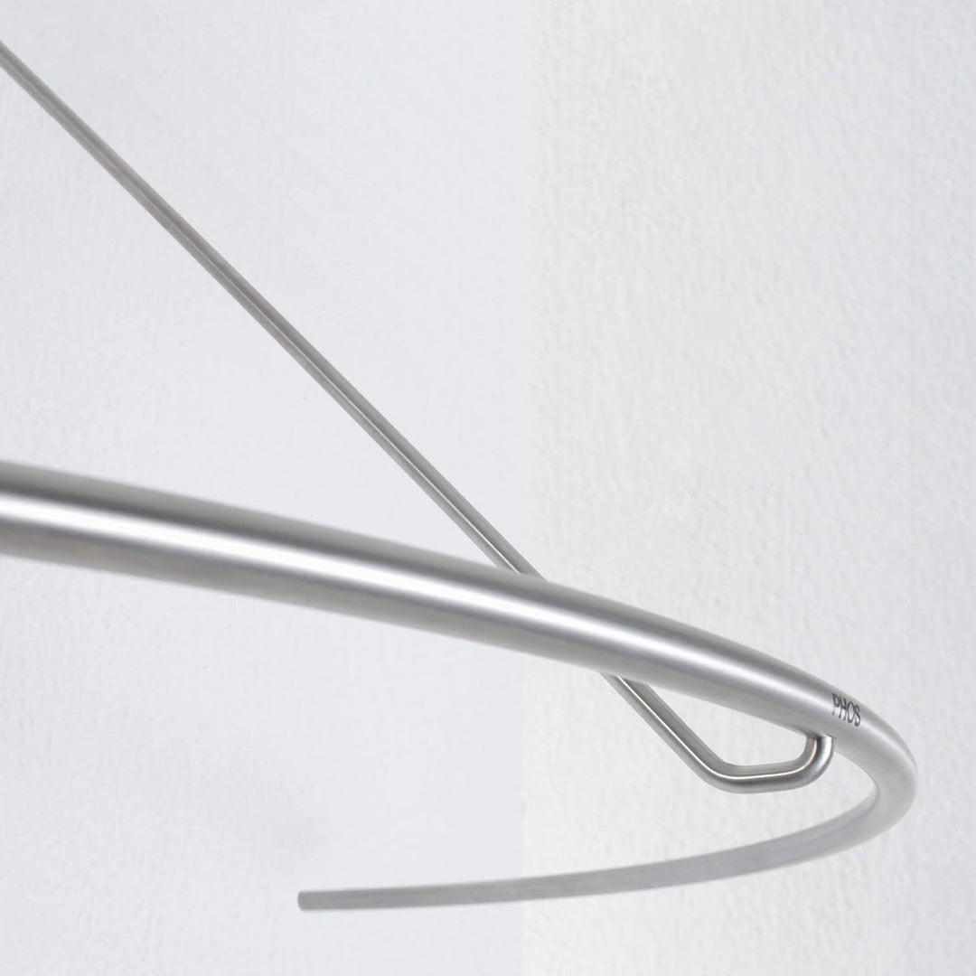 PHOS Design, G400HW, Wandgarderobe rund, Breite: 80 cm, Tiefe: 43 cm, Höhe: 38 cm, Edelstahl massiv,
