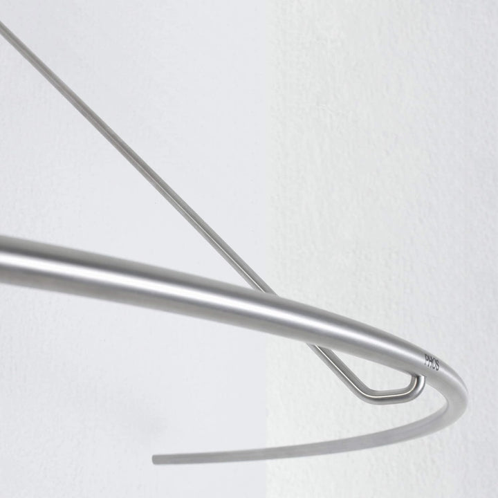 PHOS Design, G400HW, Wandgarderobe rund, Breite: 80 cm, Tiefe: 43 cm, Höhe: 38 cm, Edelstahl massiv,
