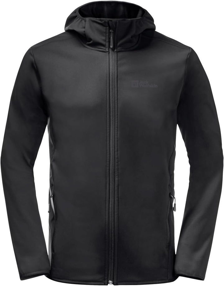 Jack Wolfskin Herren Bornberg Hoody M Softshelljacke S Schwarz, S Schwarz