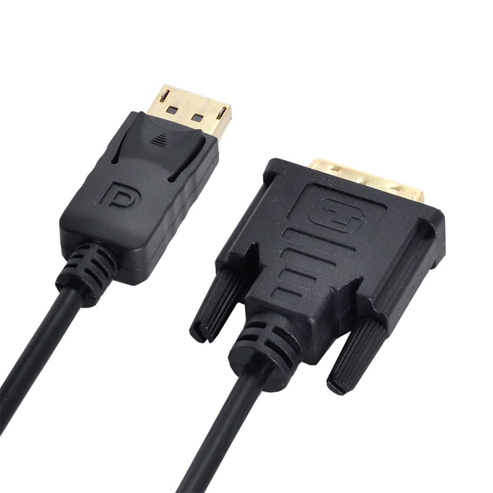 xiwai DP-Stecker-Quelle auf DVI-Stecker, DisplayPort Single-Link-Videokabel, für DVI-Monitor 1,8 m D