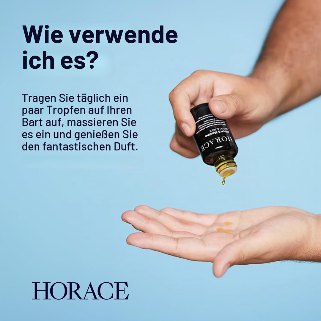 Horace Bartöl, Zitrone & Minze, 30 ml, Minze