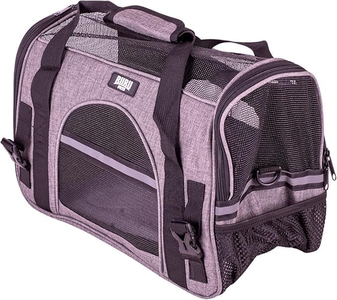Quibropets Bubupets Transportbox für Haustiere, Transportbox für Hunde und Katzen, robust und bequem