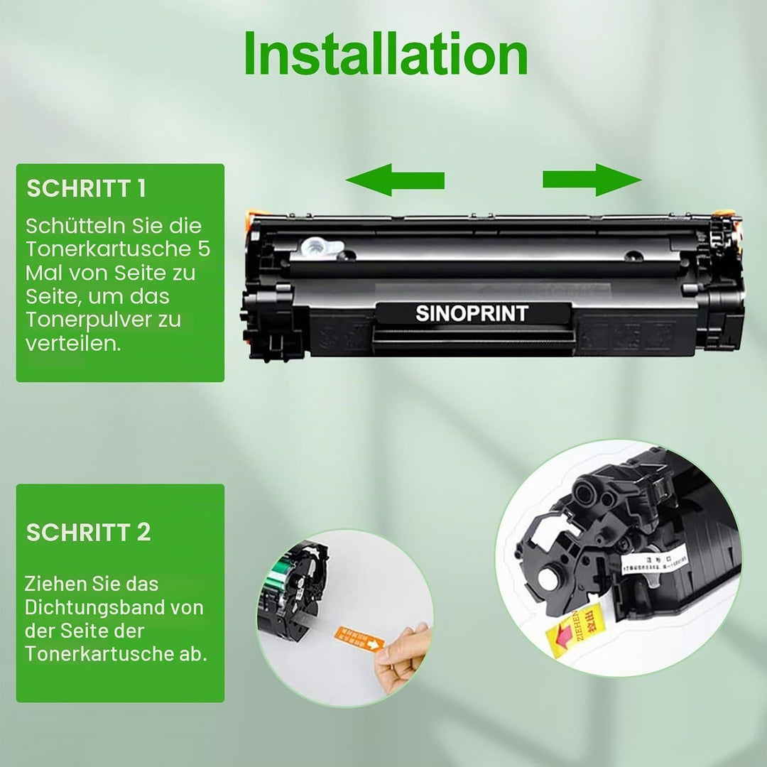 SINOPRINT 410A Schwarz Kompatible HP CF410A 410A CF410X 410X Tonerkartusche für HP MFP M477fdw Toner