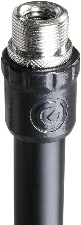 Gravity MS 23 - Mikrofonständer Gerade mit Tellerfuss, maximale Höhe von 160 cm, schwarz Ergonomisch