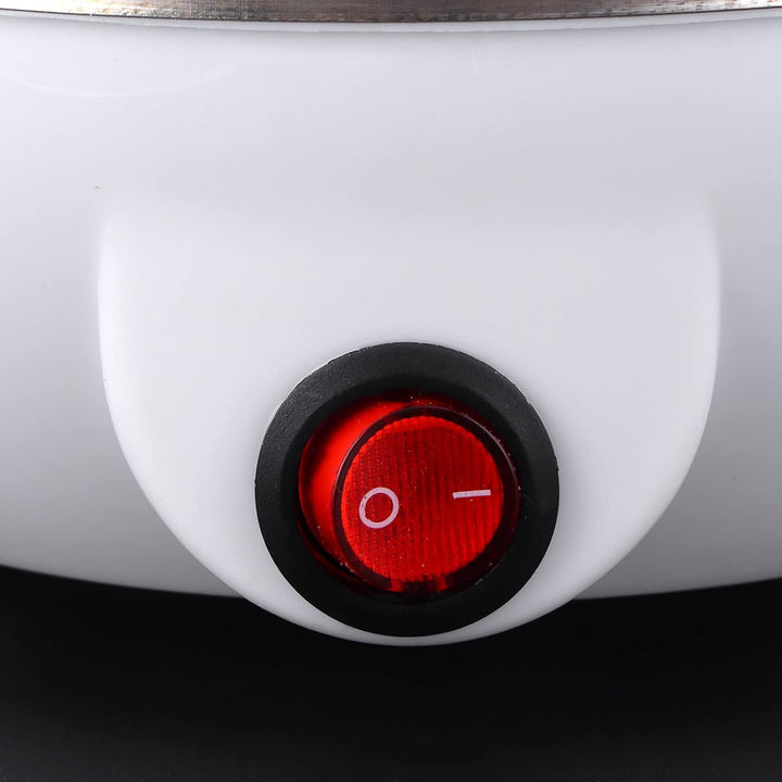 EVGATSAUTO Elektrischer Eierkocher, Elektrischer Eierkocher, Multifunktionaler Mini-Eierkocher, Damp