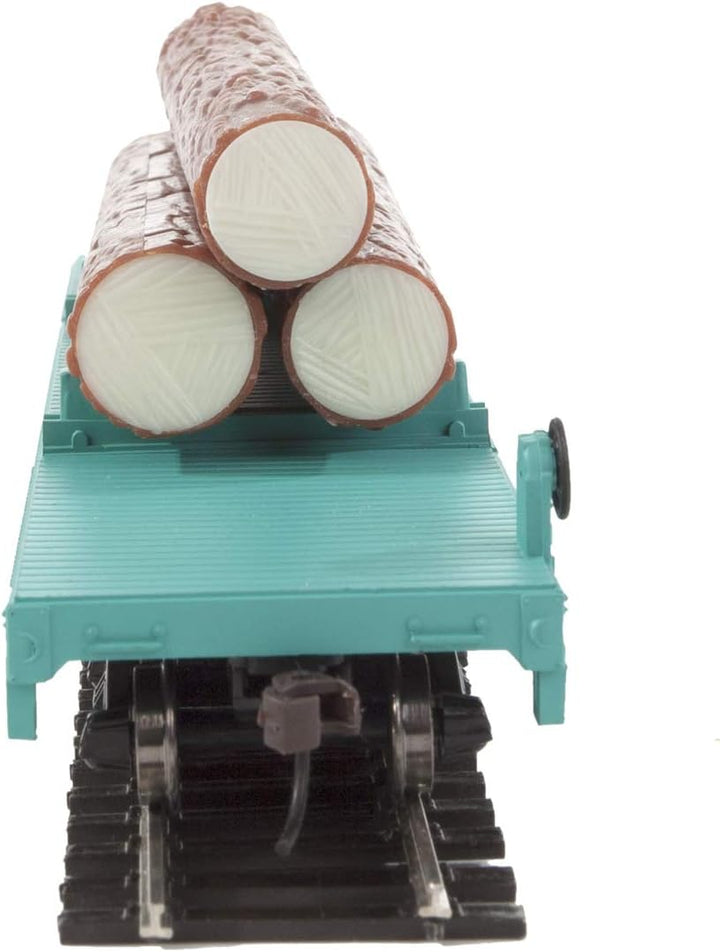 Walthers Spur H0 Log Dump Car mit Baumstämmen Union Pacific